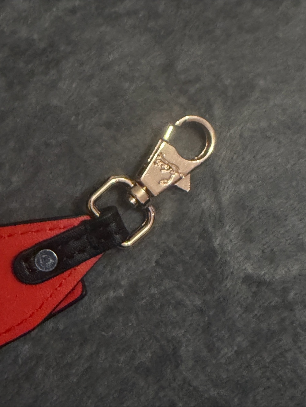 Source Unknown Black Tote with Gold, Silver and Red Stud Accents - Picture 5 of 8